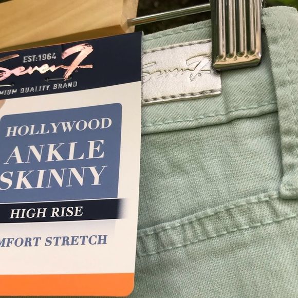 NWT $69 Seven7 | Hollywood | High Rise | Skinny Jeans in Starlight Blue 8 - Picture 10 of 15